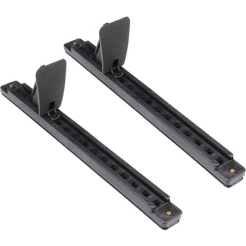 New-1 Pair Adjustable Nylon Kayak Foot Brace Pedal Feet Rest Kayak Accessories Black