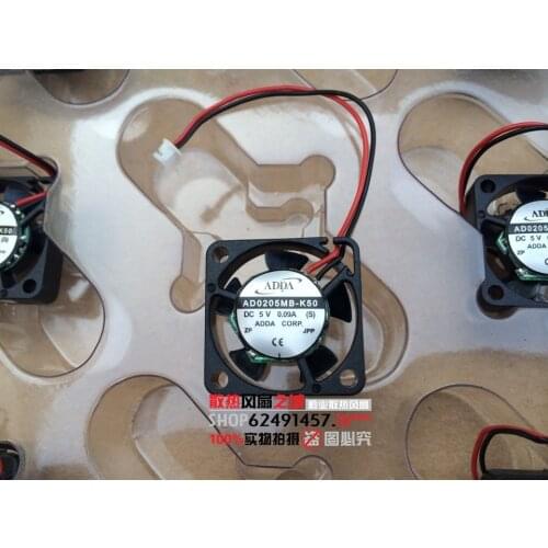 ADDA AD0205MB-K50 DC 5V 0.07A 25x25x07mm Server Cooling Fan