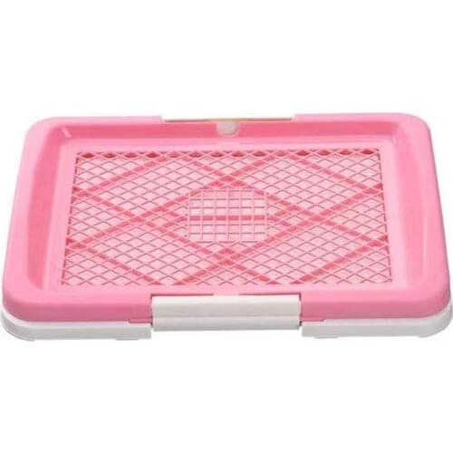 Pet Dog Mesh Pet Toilet Tray Cat Pad Indoor Pet Potty Toilet Puppy Pee Training Clean Pot With column public dog toilet