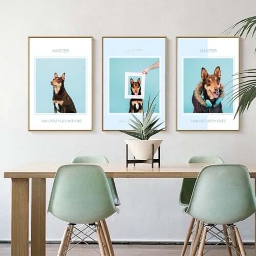 Vinsonloud Home Decor Modern creative personality sofa background wall painting simple canvas printings Bedroom Peacock Parrot