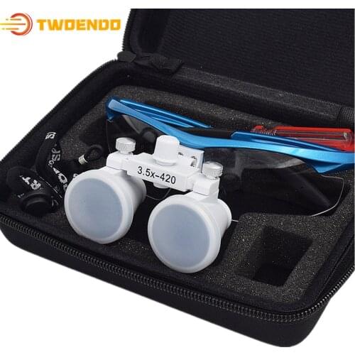 Dental Loupe Optical Glass Portable Dentist Surgical Medical Binocularr