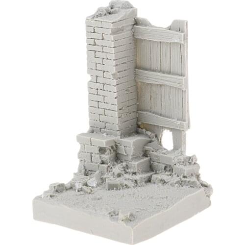 1/35 Military Armor Sceen Building Battlefield Ruins Wall Model Resin Ornament Model Building Kit