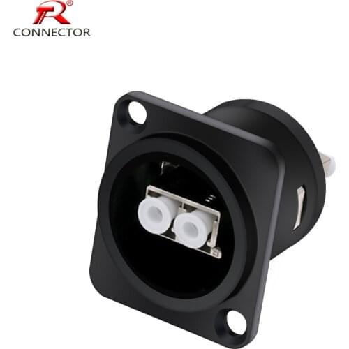 1PC D Type LC fiber coupler Multimode fiber flange Optical fiber jumper extension interface Network interface extension cable