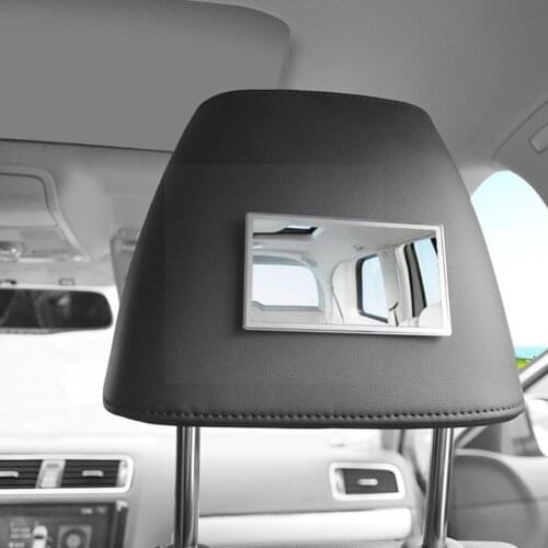 1pcs Rook Interior Steel Portable Automobile Makeups Universal Visors Glass Mirrors Auto Car Cosmetic Mirror Interiors N4H3