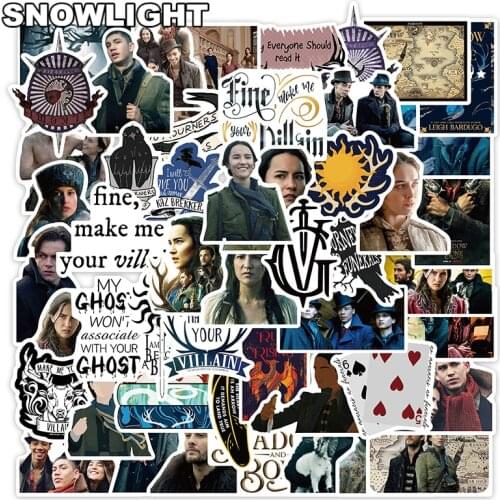 10/50pcs/set Cartoon TV Series Shadow And Bone Graffiti Stickers For Kid Case Laptop Helmet Mixed Skateboard Diaries Luggage