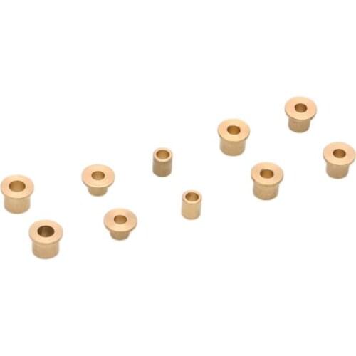 20pcs 4x6/4x8/5x8 Shafting Flange Bushing Servo Shaft Copper Sleeve Bearing Brass Bush Transmission Spare Part for RC Boat Model