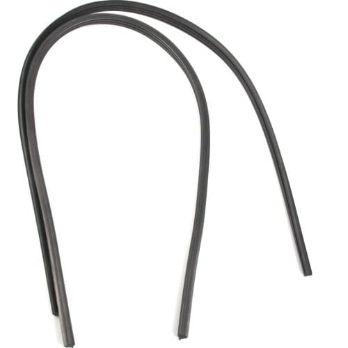 2 Pcs Universal Frameless Wiper Blade Rubber Strips Replacement Refill 6mm 28' For Cars/Buses/Lorries/Trucks