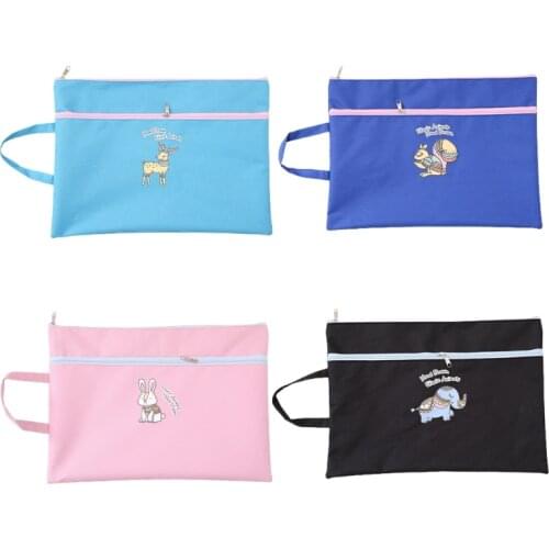 2-layer Zippered Office File Bag Laptop Protective Pocket Backpack Organizer Bag