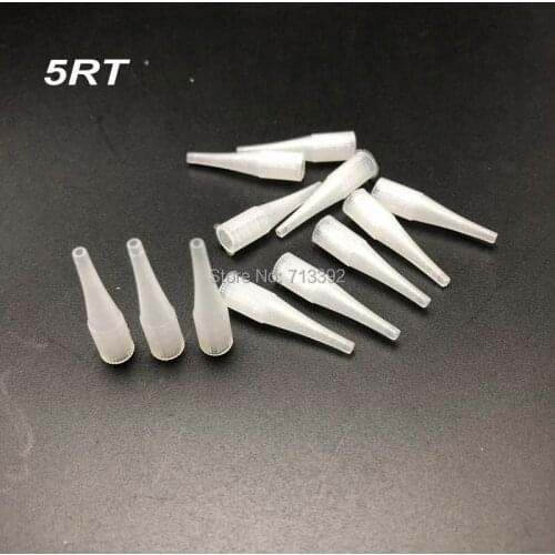 5RT-100pcs High Quality Plastic Permanent Makeup Needles Tips Caps (3.5MM)