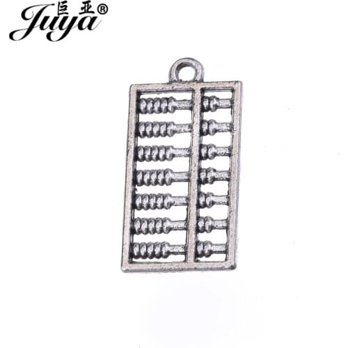 JUYA Chinese Retro Punk Style Ancient Necklace Accessories 25x13mm 15pcs Jewelry Making Findings Abacus Pendant AO0465