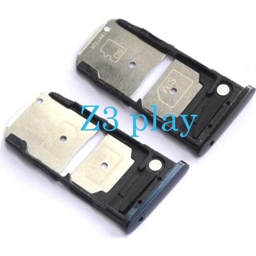 50pcs New original SIM Tray Holder SD Card Reader Slot Adapter for Mototola Moto Z3 Play