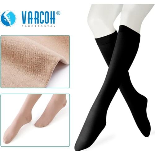 Compression Socks for Men Women Nurses Runners 30-40 mmHg - Medical Stockings Maternity Travel Recovery Circulation Stamina