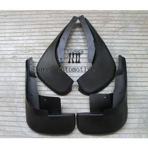 Molded Mud Flaps For Volkswagen Polo Mk4 9N3 2005-2009 Mudflaps Splash Guards Front Rear Mud Flap Mudguards 2006 2007 2008 9N