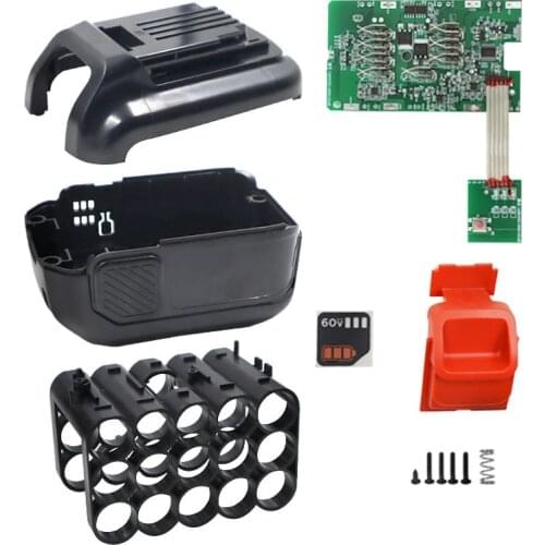 Top Deals BD60V Li-Ion Battery Plastic Case PCB Charging Protection Circuit Board for BLACK+DECKER 60V Lithium Battery