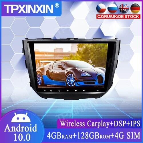 128G Android 10 For Suzuki Vitara Breeza 2015-2017 Stereo Headunit Multimedia Player Auto Radio Player Car GPS Navigation Player