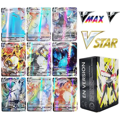 New Pokemon Cards in English 1st Edition Chilling Reign Chiarizard Pikachu Latest Vmax Holographic Rainbow Game Collection Card