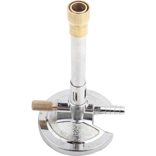 1Pcs Micro Single Tube Bunsen Burner Gas Light Energy-Saving Gas Light for Liquid Propane Lab Heating Equipment