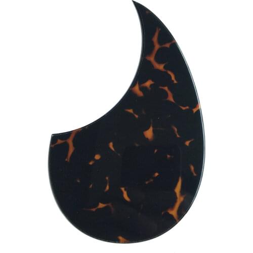 Pleroo Custom Guitar pickgaurd - Great quality OM Acoustic Guitar pick Gaurd, Tortoise 4