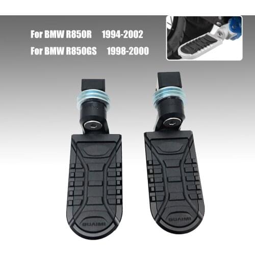 Motorcycle Adjustable Rear Footrests Passenger Foot Pegs Rests For BMW R850R 1994-2002/ R850GS 1998-2000 / R850RT
