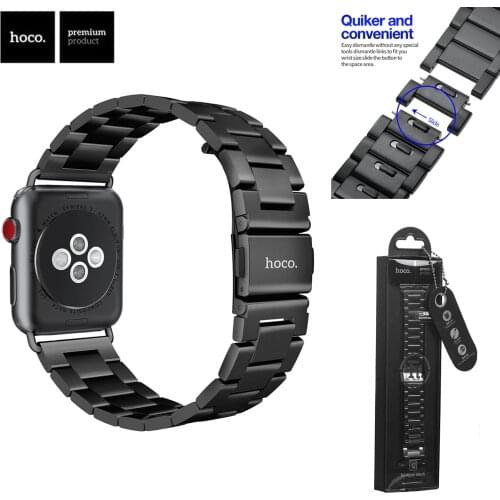 Original HOCO Watch Strap for Apple Watch Band Series 1 2 3 4 Stainless Steel Metal Watchbands for iWatch 38mm 42mm 40mm 44mm