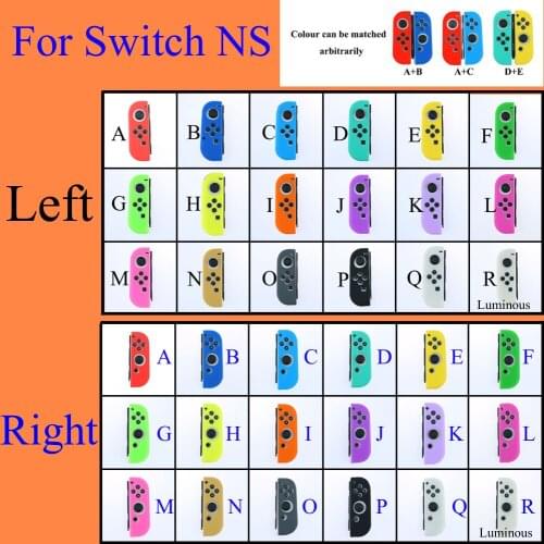 YuXi Silicone Protective Case Skin Cover for Nintend Switch NS Joy-Con Case + 2pcs Analog Thumbstick Grips Joystick Caps