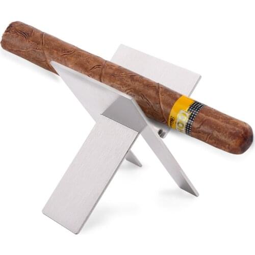 Foldable Cigar Holder Stand Pocket Mini Travel Cigarette Rack Ashtray Display Bracket rest Smoking Accessories