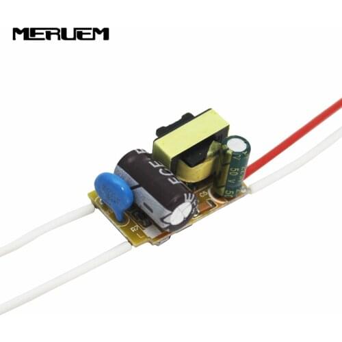 Free shipping 5pcs/lot 480-500mA 3X2W Led Driver 2W 6W Lamp Driver Power Supply Lighting Transformer for E27/E14 LED lights
