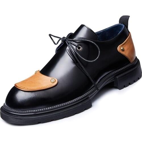 Handmade Man Causal Oxford Shoes Genuine Cow Leather Brogue Wedding Business Luxury Brand Oxford Shoes For Mens Shoe 2021