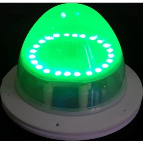 Waterproof D117mm induction charging Rechargebale LED light source 24pcs SMD 5050+24pcs White LED lights Christmas Decor 20PCS