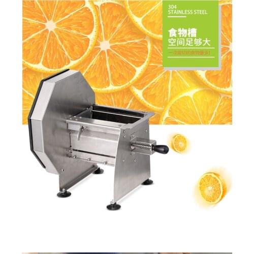 Top quality stainless steel vegetable and fruit slicer cutter,orange lemon slicer machine,shredders for commercial use