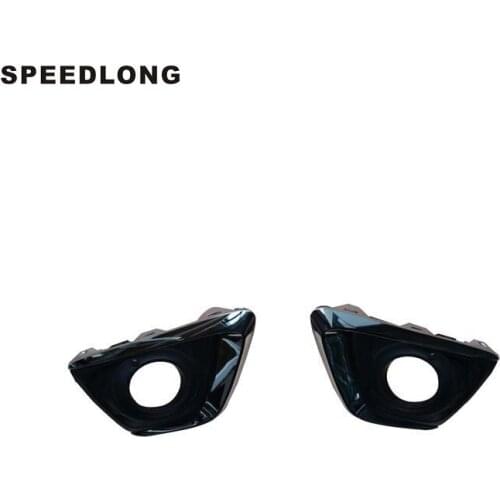 1Pair Front Bumper Fog Lamp Light Bezel Trim Covers New Fit For Buick Envision 2018-2020