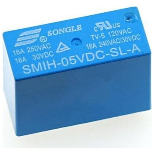 10PCS/lot Power relays SMIH-05VDC-SL-A 5V 16A 6PIN A group of normally open Original Relay