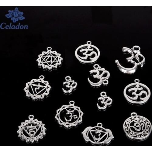 10pcs Yoga Antique Zinc Alloy Metal Charm for DIY Earring Connectors Jewelry Findings Making Jewelry Findings