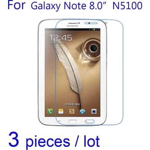 3pcs for Samsung Galaxy Note 10.1 2014 P600/Note 8.0 N5100 Tablet Screen Protectors Clear/Matte/Nano anti-Explosion Guard Films