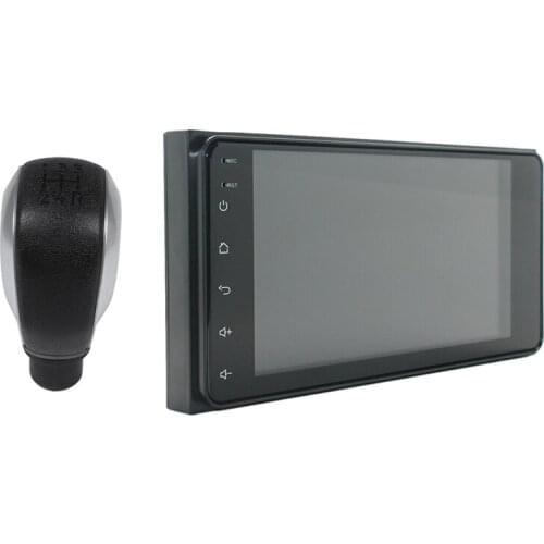 1 Pcs Automotive Mt 5-Speed Shift Button Knob & 1 Pcs Android 8.1 2Din Car Radio Stereo 7 in ch Gps Navigation