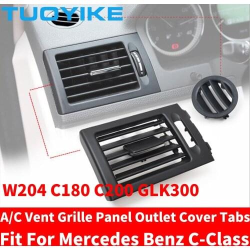 Car AC Front Left / Right Console Center Air Conditioner Vent Grille W204 Panel Cover For Mercedes Benz C-Class C180 C200 GLK300