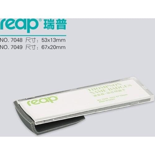 Reap7048 10pcs/1 Lot 59*16mm Abs Name Tag Badge Holder Clip Badges Id Holders Work Employee Card