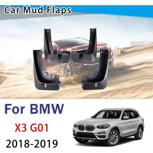 4 PCS For BMW X3 G01 2018 2019 Mudflap Front Rear Car Mudguard Mudflap Fender Mud Guard Flaps Splash Flap Mudguards Accessories
