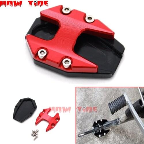 For HONDA CB190R CB 190R CB190 2016 2017 2018 Motorcycle Side Kickstand Stand Extension Support Plate pad Logo Accessories