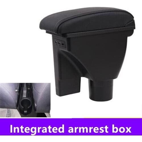 For Hyundai GETZ armrest box universal car center console Getz caja modification double raised with USB No assembly