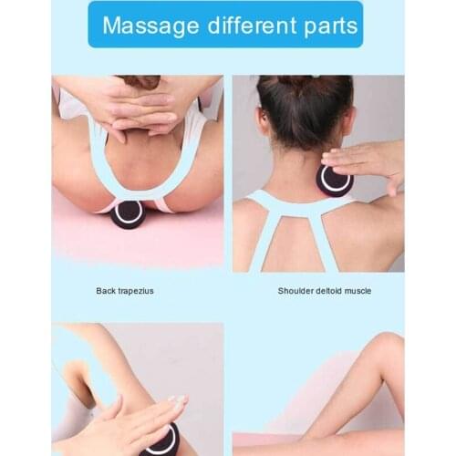 Electric Massage Ball Vibration Muscle Massager Fitness Exercise Yoga Fascia Handball Pilates Sensory Balls Silicone