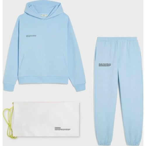 Lightweight Hooded Sweatshirts Hoodies Track Pants Joggers Women Tracksuits Two Piece Sets Sweatpants French Terry Sweatsuits