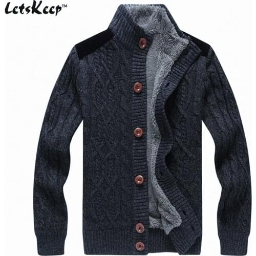 LetsKeep Men's Cardigans With Zip