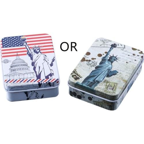 Small Metal Storage Box For Storing Money Coin Candy Key Decoration Organizer Case Home