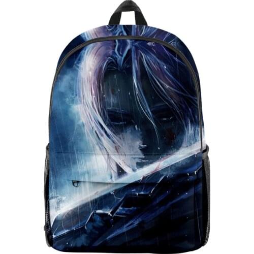 The Seven Deadly Sins Fashion Oxford Cloth Shoulder Backpack Printed Multi Zipper Pack Casual Girls Student School Bag