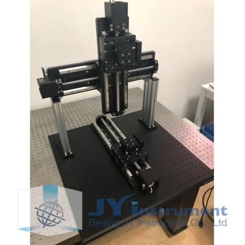 Motorized XYZ Stage with Base Plate