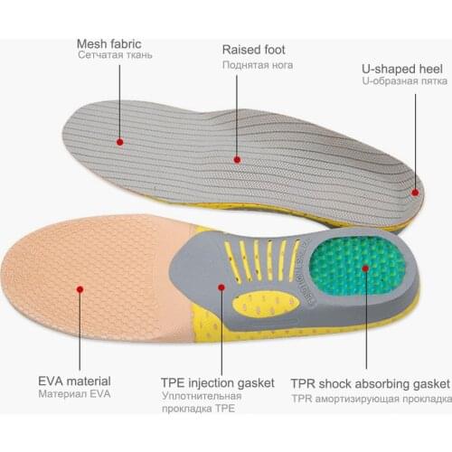 Orthopedic Insoles Orthotics Flat Foot Health Sole Pad For Shoes Insert Arch Support Pad For Plantar fasciitis Feet Care Insoles