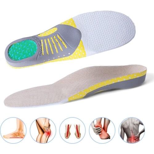 Orthopedic Insoles Gel Insole Orthotics Flat Foot Health Sole Pad For Shoes Insert Arch Support Pad For Plantar fasciitis Unisex