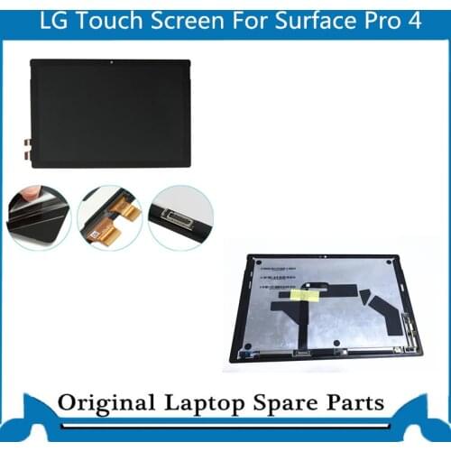Original LCD Touch Screen For Microsoft Surface Pro 4 (1742) LCD Display Digitizer Panel LP123WQ1(SP)(A2) Adhesive Strip