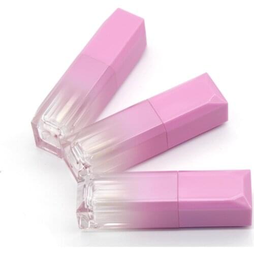 5ml Lip Gloss Tube Wholesale Various Color Mini Square Shape Portable 10/20/30/40/50 Pieces Empty Pink Containers For Lip Gloss